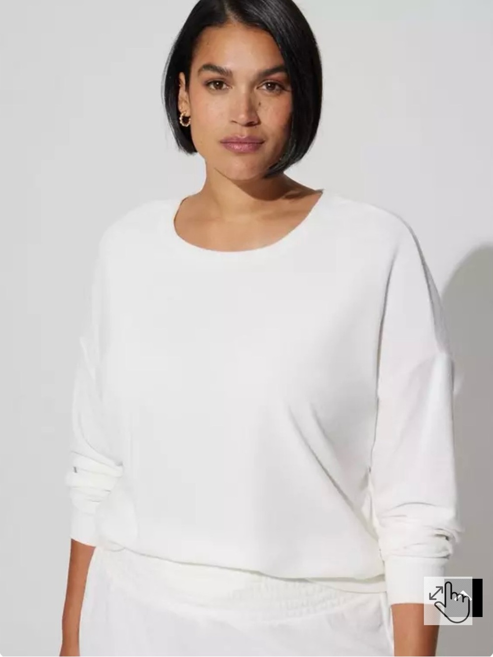 Torrid Terry Cloth Long Sleeve Beach Sweatshirt